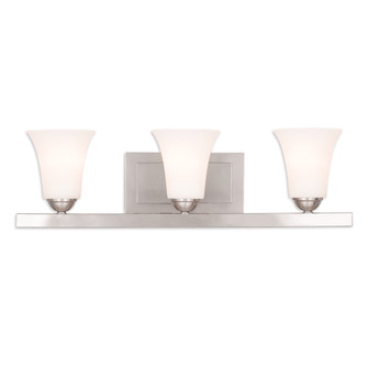 3 Light Brushed Nickel Bath Vanity (108|6493-91)