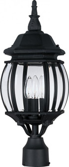 Crown Hill-Outdoor Pole/Post Mount (19|1035BK)