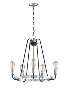 Haven-Single-Tier Chandelier (19|11735BKSN)