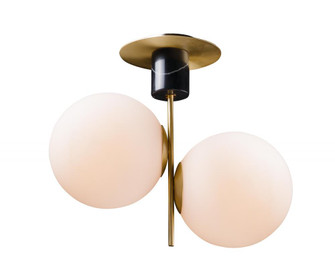 Vesper-Semi-Flush Mount (19|26032SWSBRBK)