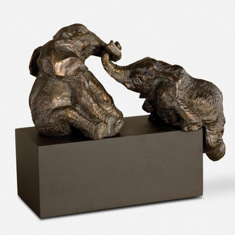 Uttermost Playful Pachyderms Bronze Figurines (85|19473)