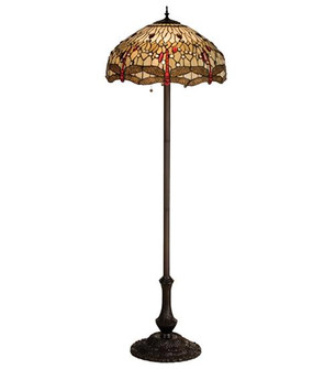 63''H Tiffany Hanginghead Dragonfly Floor Lamp (96|17473)