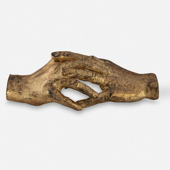 Uttermost Hold My Hand Gold Sculpture (85|20121)