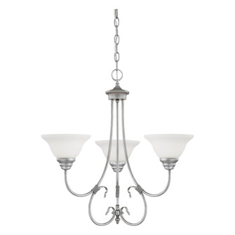 Fulton 3-Light Chandelier Ceiling Light Rubbed Silver (670|1363-RS)