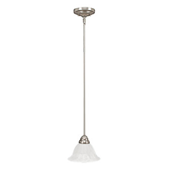 1-Light Mini-Pendant Light Satin Nickel (670|1701-SN)