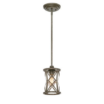 Lakewood 1-Light Mini-Pendant light Antique Silver (670|2171-AS)