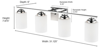 Durham 4-Light Vanity Rubbed Bronze (670|3184-RBZ)