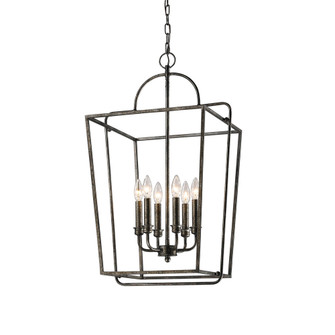 6-Light Pendant light Antique Silver (670|3238-AS)