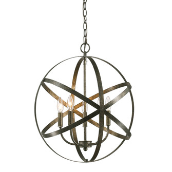 5-Light Pendant light Antique Silver (670|3239-AS)