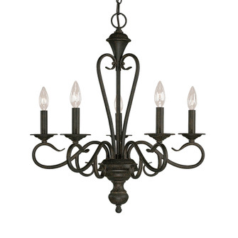Devonshire 5-Light Chandelier Ceiling Light Burnished Gold (670|515-BG)