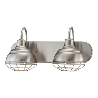 Neo-Industrial 2-Light Vanity Satin Nickel (670|5422-SN)