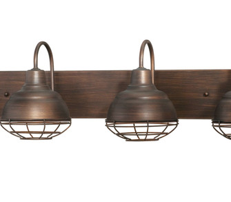 Neo-Industrial 4-Light Vanity Rubbed Bronze (670|5424-RBZ)