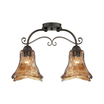 Chatsworth 2-Light Semi-Flush Ceiling Mount Burnished Gold (670|7122-BG)