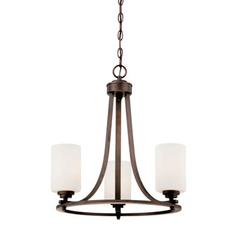 Bristo 3-Light Chandelier Ceiling Light Rubbed Bronze (670|7253-RBZ)
