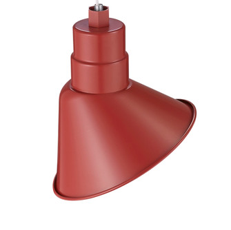 R Series 1-Light Angle Shade Satin Red (670|RAS10-SR)