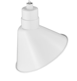 R Series 1-Light Angle Shade White (670|RAS12-WH)