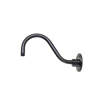 R Series  Goose Neck Aluminum Satin Black (670|RGN15-ASB)