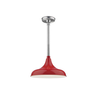 R Series 1-Light Modified Warehouse Shade Satin Red (670|RMWHS14-SR)