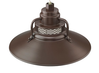 R Series 1-Light Stem Hung Railroad Shade Architectural Bronze (670|RRRS14-ABR)