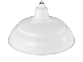 R Series 1-Light Warehouse Shade White (670|RWHS14-WH)