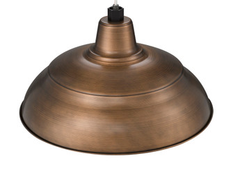 R Series 1-Light Warehouse Shade Natural Copper (670|RWHS17-NC)