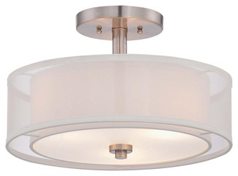 Parsons Studio - 3 Light Semi Flush (10|4107-84)