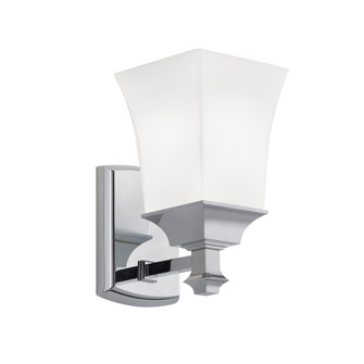 One Light Nickel Bathroom Sconce image