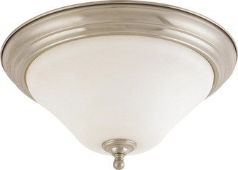 Dupont - 2 light Flush with Satin White Glass - Brushed Nickel Finish (81|60/1826)
