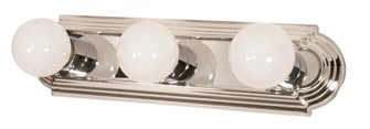 3 Light; 18 in.; Vanity; Racetrack Style; Polished Chrome Finish (81|60/296)