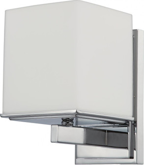 Bento - 1 Light Vanity with Satin White Glass - Polished Chrome Finish (81|60/4081)