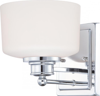 Soho - 1 Light Vanity with Satin White Glass - Polished Chrome Finish (81|60/4581)