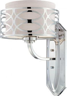 Harlow - 1 Light Vanity with Slate Gray Fabric Shade - Polished Nickel Finish (81|60/4621)