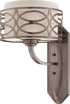 Harlow - 1 Light Vanity with Khaki Fabric Shade - Hazel Bronze Finish (81|60/4721)