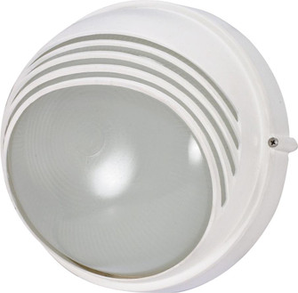 1 Light - 10'' Round Hood Bulkhead - Semi Gloss White Finish (81|60/520)