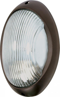 1 Light; 11 in.; Large Oval Bulk Head; Die Cast Bulk Head; Architectural Bronze Finish (81|60/527)