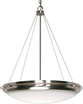 Polaris - 3 Light Pendant with Satin Frosted Glass - Brushed Nickel Finish (81|60/610)