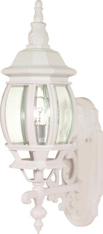 Central Park; 1 Light; 20 in.; Wall Lantern with Clear Beveled Glass; White Finish (81|60/885)