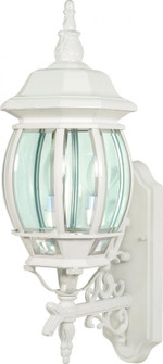 Central Park - 3 Light 22'' Wall Lantern with Clear Beveled Glass - White Finish (81|60/888)