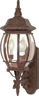 Central Park - 3 Light 22'' Wall Lantern with Clear Beveled Glass - Old Bronze Finish (81|60/889)