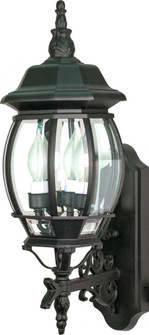 Central Park - 3 Light 22'' Wall Lantern with Clear Beveled Glass - Textured Black Finish (81|60/890)