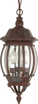 Central Park - 3 Light 20'' Hanging Lantern with Clear Beveled Glass - Old Bronze Finish (81|60/895)