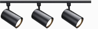 3 Light - R30 - Straight Cylinder Track Kit - 4 foot Track - Black (81|TK319)