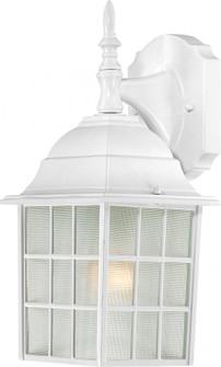 Adams; 1 Light; 14 in.; Outdoor Wall with Frosted Glass; White Finish (81|60/4904)