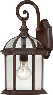 Boxwood - 1 Light 15'' Wall Lantern with Clear Beveled Glass - Rustic Bronze Finish (81|60/4962)