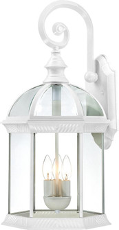 Boxwood - 3 Light 26'' Wall Lantern with Clear Beveled Glass - White Finish (81|60/4967)