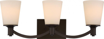 Laguna; 3 Light; Vanity with White Glass; Forest Bronze Finish (81|60/5923)