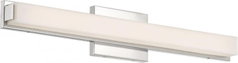 Slick - 25'' LED Vanity with White Acrylic Diffuser - Polished Nickel Finish (81|62/1102)