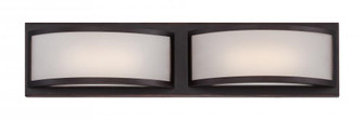 Mercer - (2) LED Wall Sconce with Frosted Glass - Georgetown Bronze Finish (81|62/315)