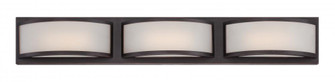 Mercer - (3) LED Wall Sconce with Frosted Glass - Georgetown Bronze Finish (81|62/316)
