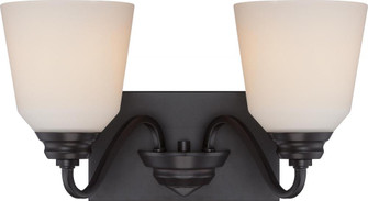 Calvin - 2 Light Vanity Fixture with Satin White Glass - LED Omni Included (81|62/377)